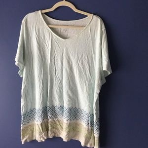 J. Jill Linen Blend SHort-sleeved Tunic